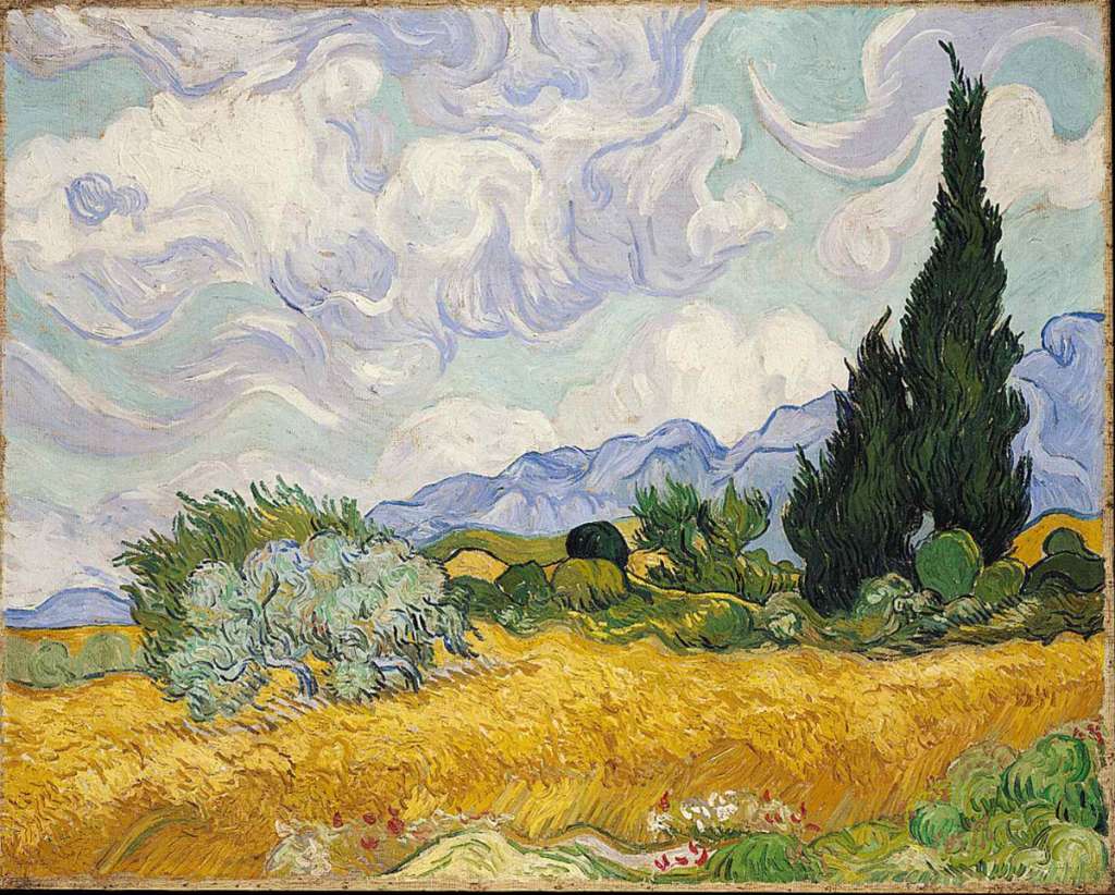 London National Gallery Next 20 20 Vincent Van Gogh - A Wheatfield, with Cypresses